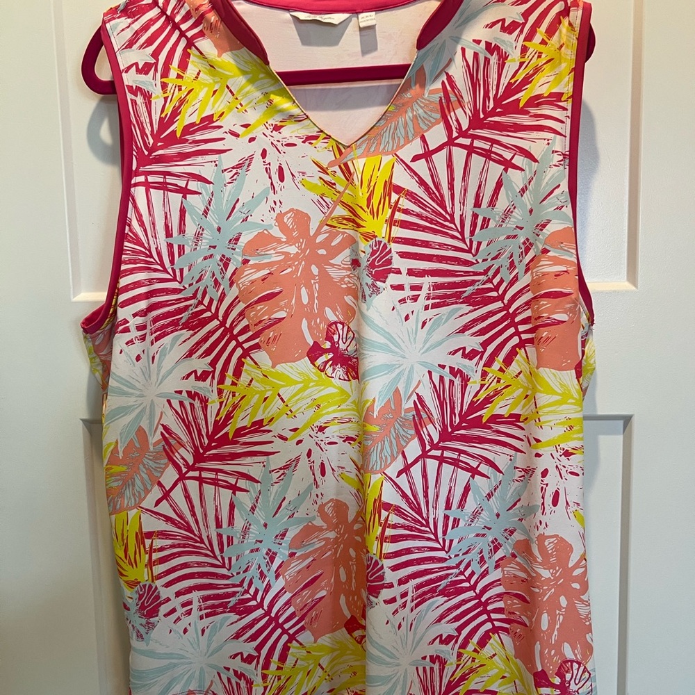 Lady Hagen Pink Sleeveless Top